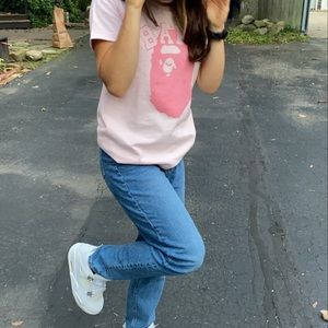 Pink Bape tee
